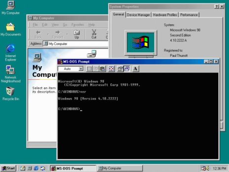 Windows 98 second edition